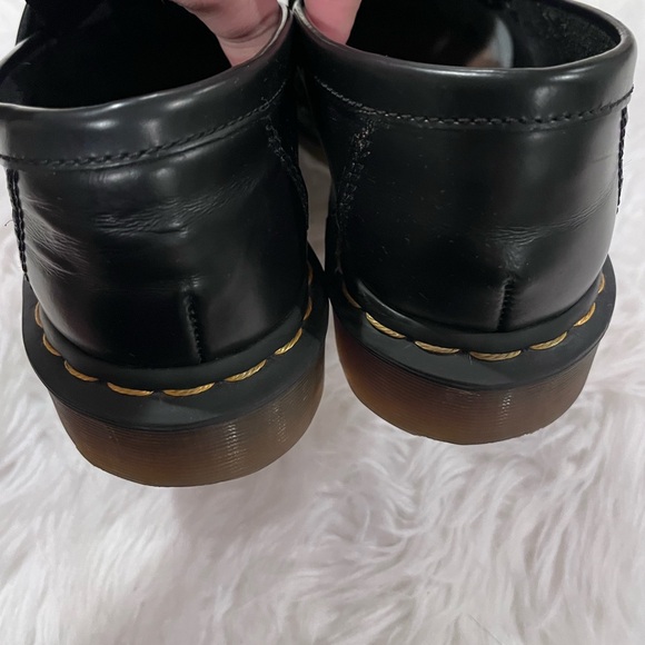 DR. MARTEN Adrian Leather Black Tassel Oxford Slip On Loafers - Womens 8 - Picture 12 of 13